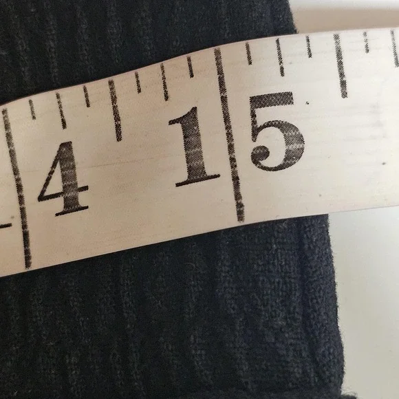 Anrabess Pants Womens Large Black Wide Leg Linen Blend Pull On Pockets Casual - Picture 7 of 14